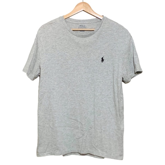 Polo by Ralph Lauren Gray Men's Short Sleeve T-Shirt Size Medium Preppy Classic - Picture 1 of 10